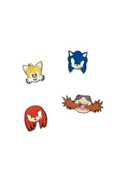 Pin Sonic The Hedghog · Set De 4 Pins Sonic