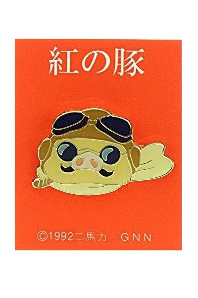 Studio Ghibli Pin Porco Rosso Face