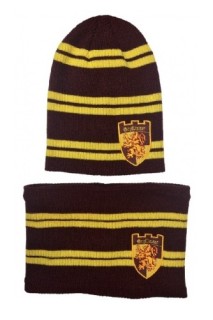Harry Potter Gorro Y Cuello Gryffindor