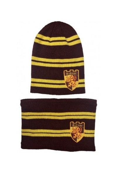 Harry Potter Gorro Y Cuello Gryffindor
