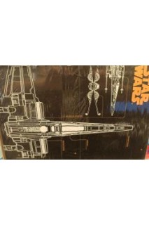 Star Wars Camiseta Planos X-Wing L