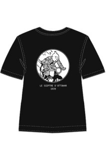 Tintin Camiseta Moto (Negra) - Talla 08