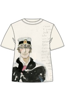 Corto Maltes Camiseta Acuarela Talla L