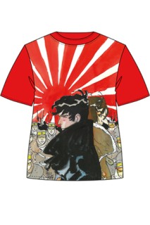 Corto Maltes Camiseta Roja Talla M