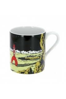 TINTIN TAZA COHETE EN LA LUNA