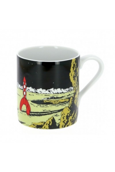 TINTIN TAZA COHETE EN LA LUNA