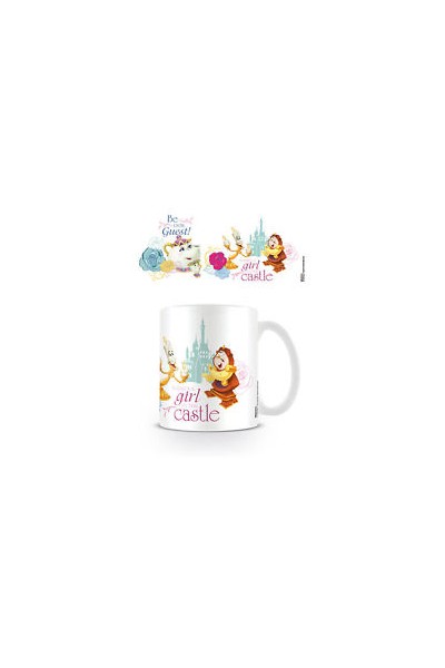 Disney Taza La Bella Y La Bestia Girl In The Castle