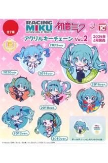 Hatsune Miku Racing Miku Gt Project Vol.2 Acrylic Keychain Modelo Aleatorio