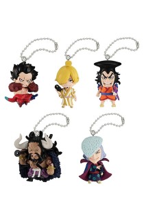 One Piece Swing Keychain Wano Country Hen Set Completo