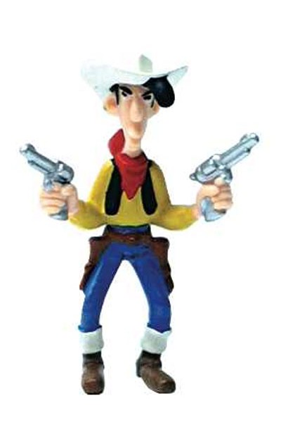 Llavero Lucky Luke Con Dos Pistolas