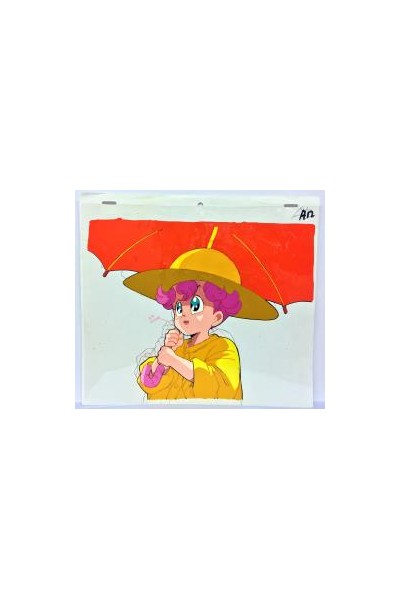 Pink The Rain Jack Story Cel Pink Paraguas Animation Cel