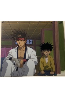 Kenshin Animation Cel A1 + B2 + Background