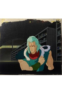 Hokuto No Ken Animation Cel A6 + Background + Douga + Control Sheet