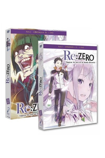 Re:Zero Empezar De Cer En Un Mundo Diferente Dvd