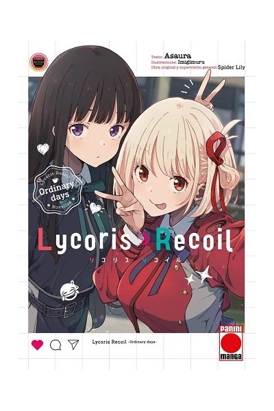 Lycoris Recoil Ordinary Days (Novela)