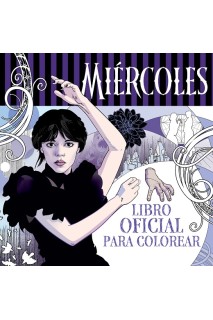 Miercoles Addams · Libro Oficial Para Colorear