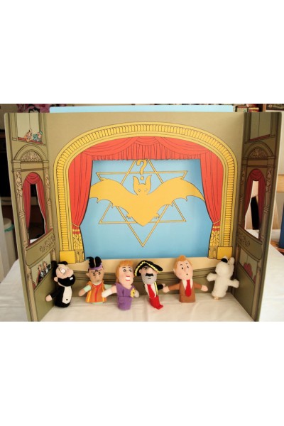 Tintin Teatro De Marionetas De Dedo