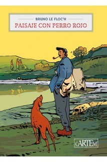 Paisaje Con Perro Rojo