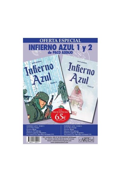 PACK INFIERNO AZUL (2 TOMOS)