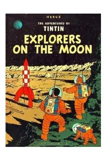 TINTIN INGLES. EXPLORERS ON THE MOON