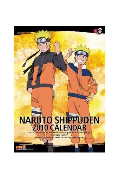 Naruto Shippuden · Calendario De Posters 2010