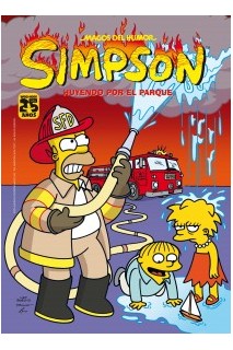 Magos Humor Simpson 42. Huyendo Por El Parque
