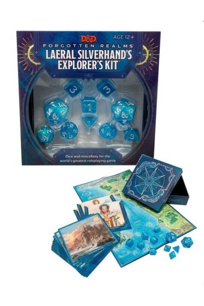 Dados - D&D Forgotten Realms Laeral Silverhand's Explorer's Kit Dice Set