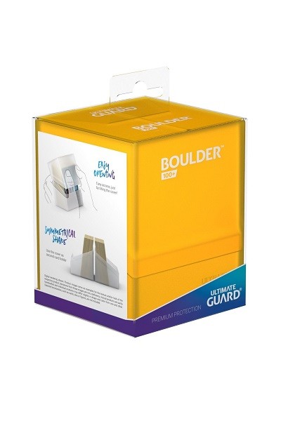 Ultimate Guard Boulder 100+ Deck Case - Amber
