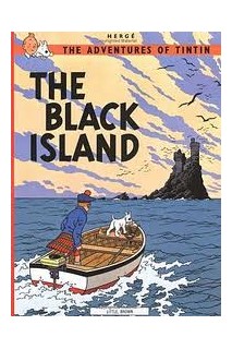 TINTIN INGLES. THE BLACK ISLAND