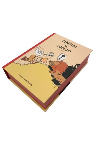 TINTIN FRANCES. BOX LITOGRAFÍAS CONGO COLOR