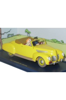 TINTIN COCHE LA DECAPOTABLE DU CAPITAINE HADDOCK