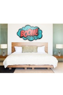 Onomatopeya Grande Boom! Azul Y Rojo