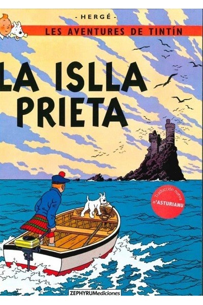 TINTIN ASTURIANO: LA ISLLA PRIETA