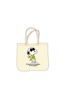 Snoopy Bolsa. Cuando Se Es Guapo Se Es Guapo