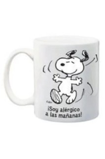 Taza Peanuts: ¡Soy Alergico A Las Mañanas!