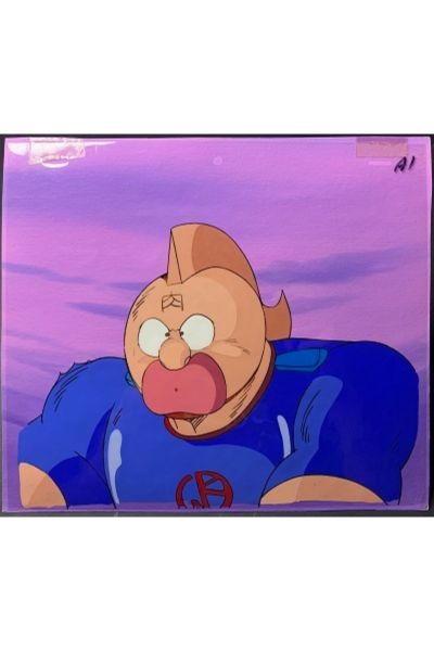 KINNIKUMAN ANIMATION CEL + BACKGROUND