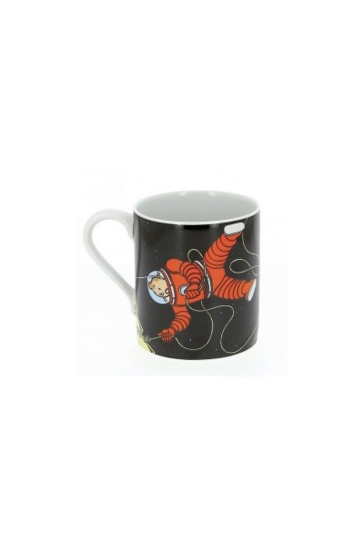 TINTIN TAZA TINTIN Y HADDOCK ASTRONAUTAS