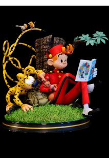 SPIROU RESINA HOMMAGE A FRANQUIN EDICION LIMITADA