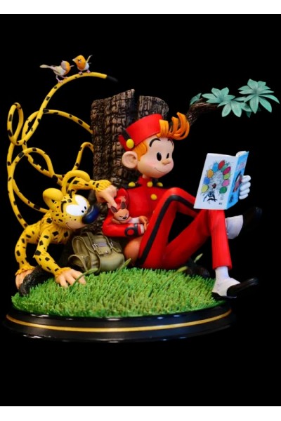 SPIROU RESINA HOMMAGE A FRANQUIN EDICION LIMITADA