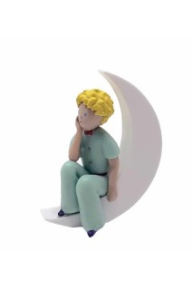 PRINCIPITO SENTADO EN LA LUNA FIGURA PVC 6CM - LLAVERO