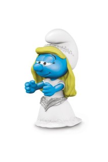 PITUFINA TRAJE DE BODA LLAVERO