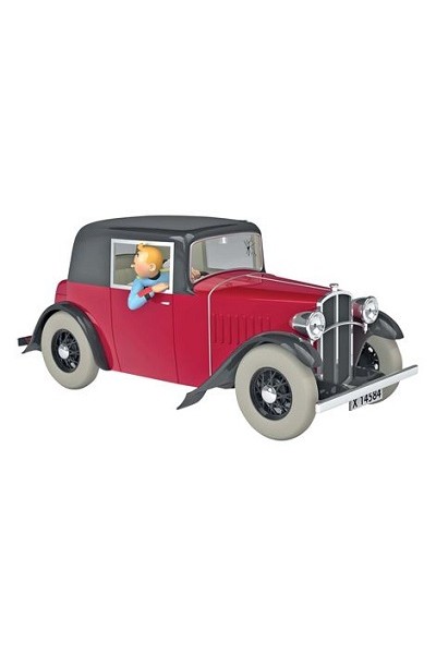 TINTIN COCHE LA ROSENGART DE L'EVASION