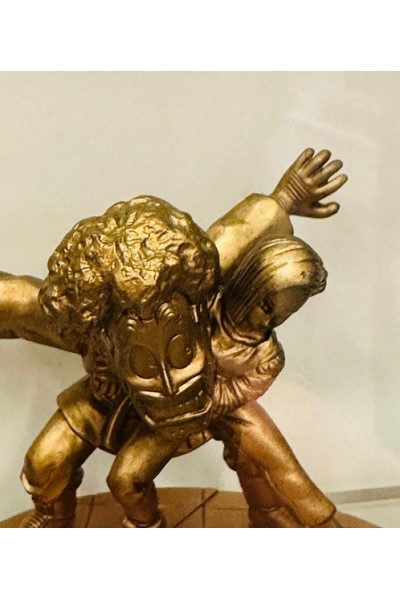Dragon Ball Gashapon Capsule Neo Vol.4 Saga Buu Satan Vs A-18 (Gold)