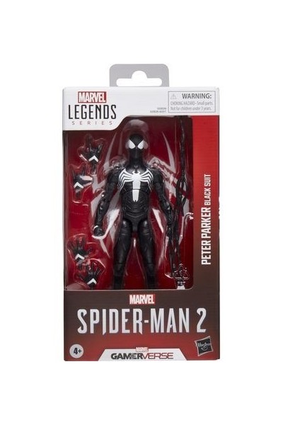 Marvel Legends Spider-Man 2 Gamerverse Black Suit Peter Parker
