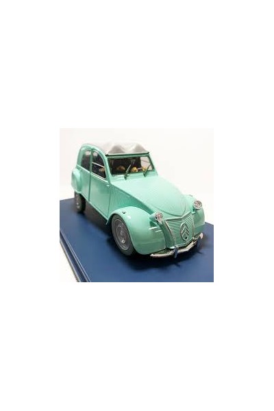 TINTIN COCHE LA 2 CV DES DUPONDT