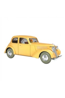 TINTIN COCHE L'AUTO ACCIDENTEE