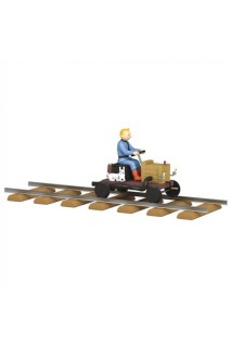 TINTIN COCHE LA DRAISINE A MOTEUR