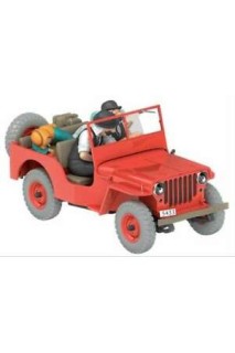 TINTIN COCHE LE JEEP ROUGE