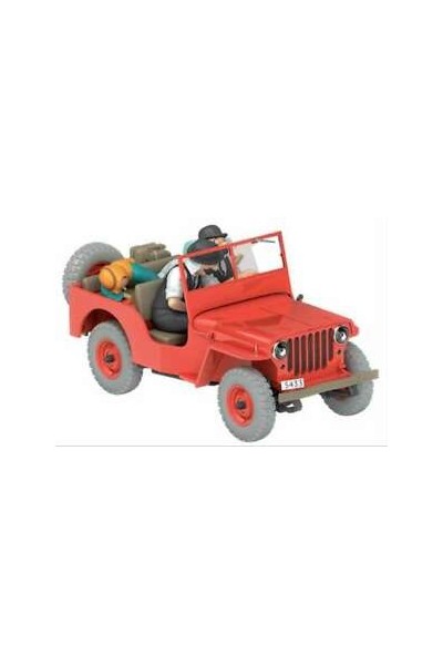 TINTIN COCHE LE JEEP ROUGE
