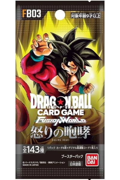 Dragon Ball Super TCG Raging Roar (Japonés)